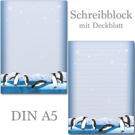 2 Schreibblöcke Weihnachten Wichtel 50 Blatt mit Linien Format DIN A5 mit Deckblatt 7320-2