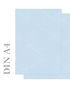 Briefpapier Marmor blau beidseitig bedruckt