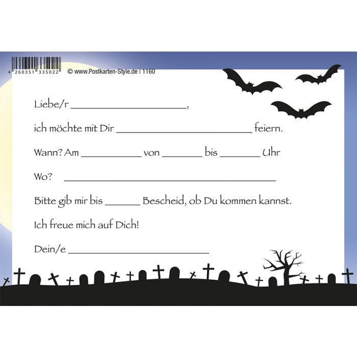 Einladungskarten Gruselparty Im Geisterschloss Du Bist Eingeladen