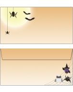 Briefumschläge Halloween Spider-Eulen