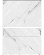 Briefumschläge Marmor schwarz / weiß / grau DIN C6