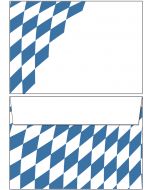 Briefumschläge Bayern Raute DIN C6